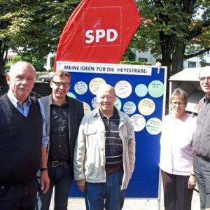 SPD vor Ort auf der Heyestraße